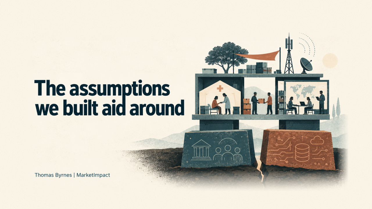 The assumptions we built aid around